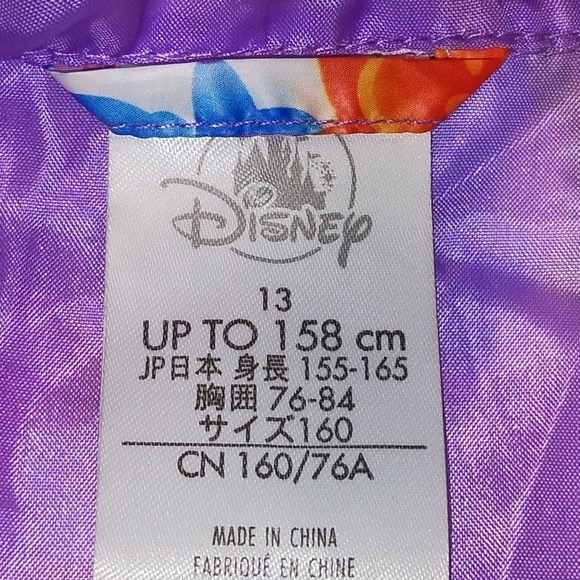 Disney Store Gummi Gummy Bear Mickey Mouse Rain Jacket, EUC Kids Size: 13 - Picture 4 of 7